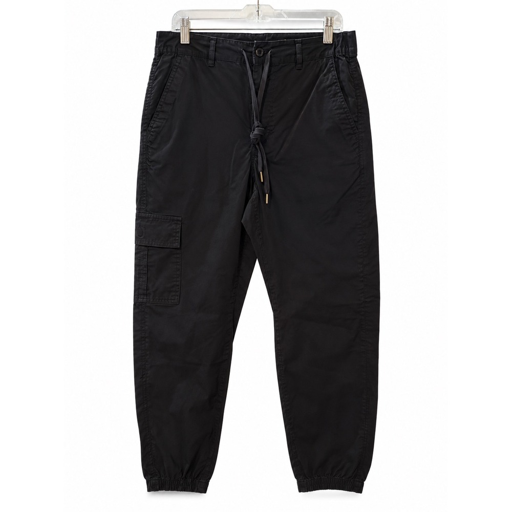 Polo Ralph Lauren Mens Small Navy Cargo Jogger Pants Stretch Cotton Drawstring S